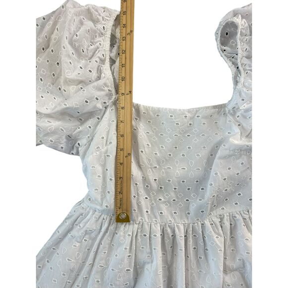 A New Day White Cotton Eyelet Dress - Picture 8 of 11